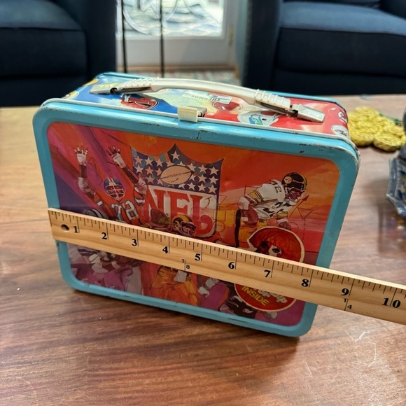 VINTAGE 1978 NFL Properties Inc. LUNCH BOX TIN - Picture 13 of 14